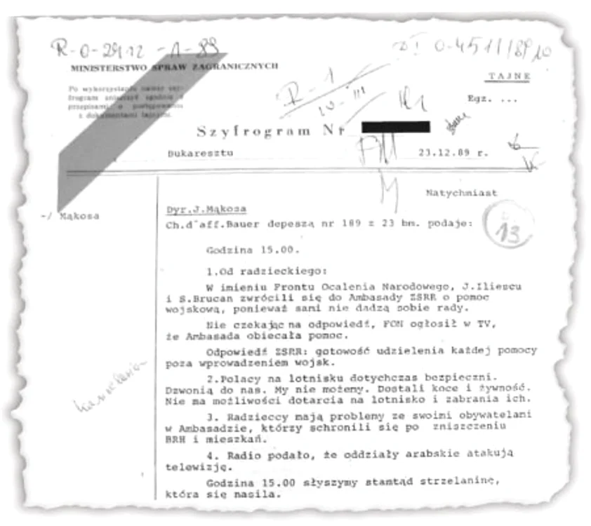 Documentul original, în limba poloneză