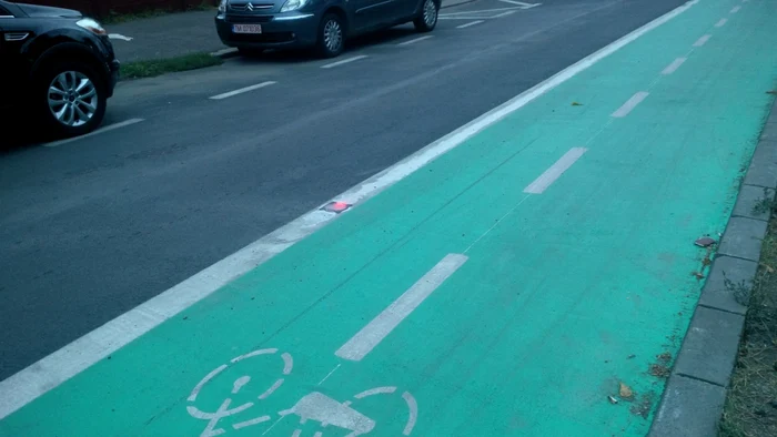 Pista pentru biciclişti în Timişoara