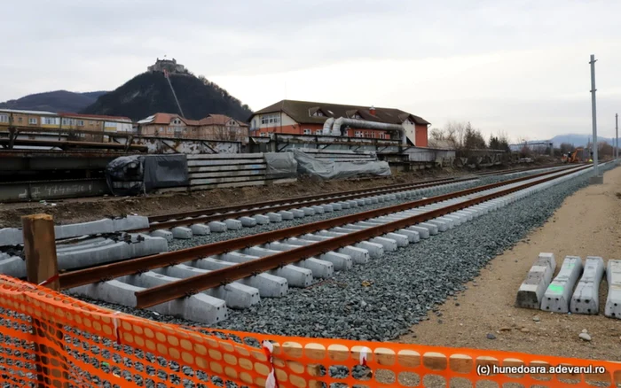 calea ferata gurasada simeria santier feroviar gara deva foto daniel guta adevarul