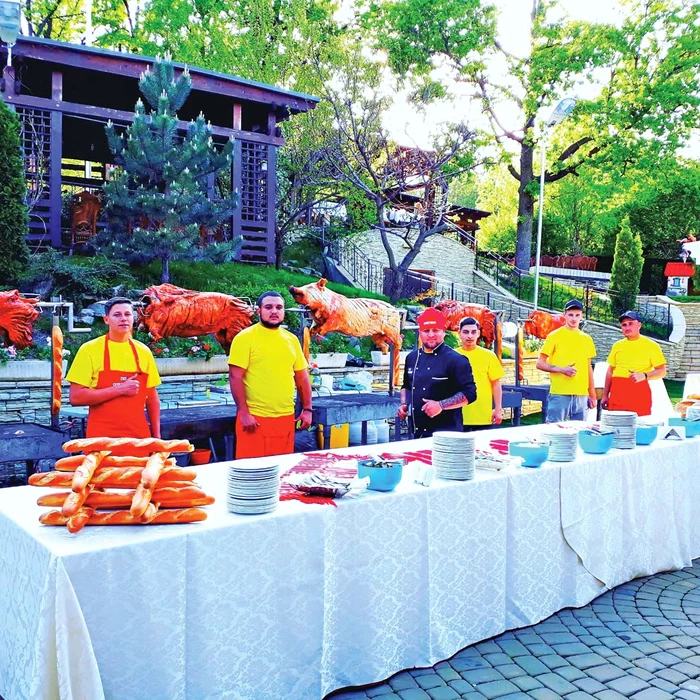 George Proțap este ajutat  de o întreagă echipă