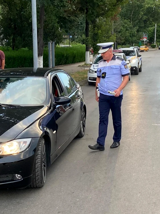 Bărbatul a fost prins la un control de rutină FOTO IPJ Ialomiţa