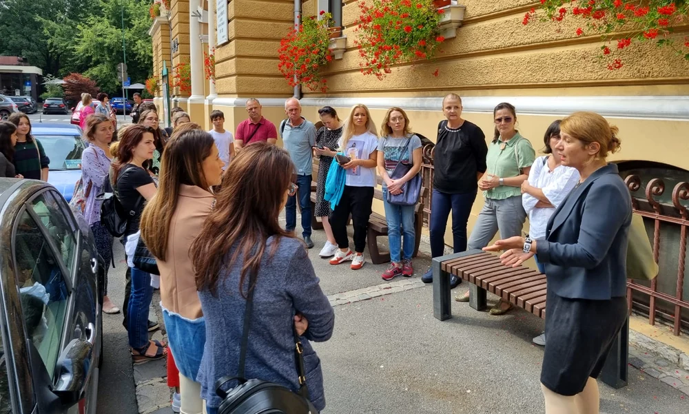 Primarul Allen Coliban a discutat cu brașovenii problema școlilor tampon FOTO Allen Coliban
