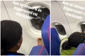 Un geam al avionului a fost descoperit spart inainte de decolare zbor Wizz Air Londra Bacău foto captura video Tiktok