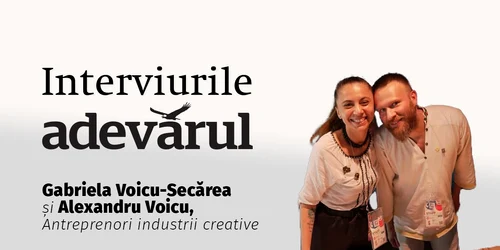Gabriela Voicu Secărea și Alexandru Voicu la INTERVIURILE ADEVARUL jpg