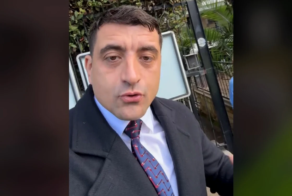 George Simion a votat la Roma Foto: Captură Video TikTok