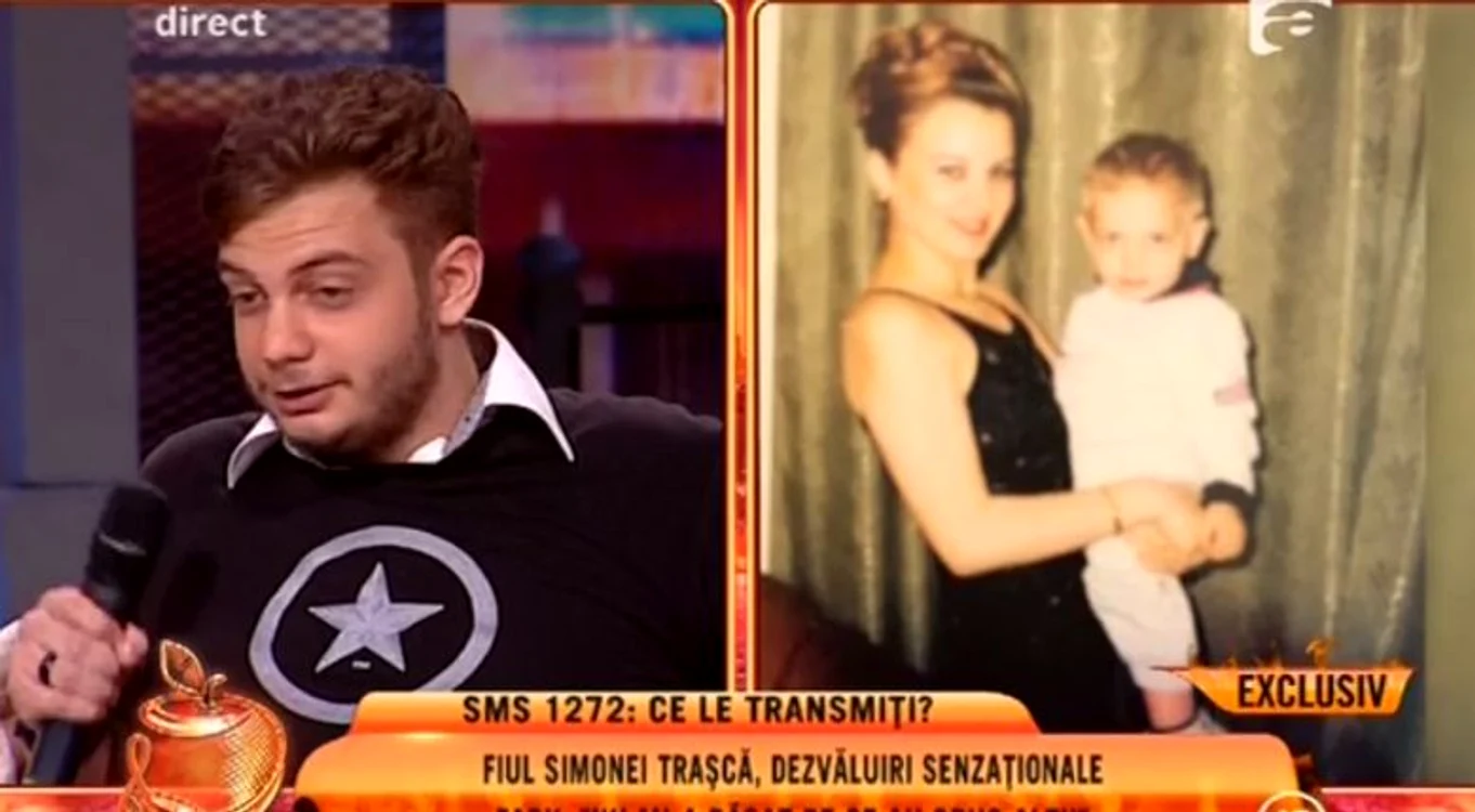 Aşa arăta Simona pe vremea când fiul ei era doar un bebeluş