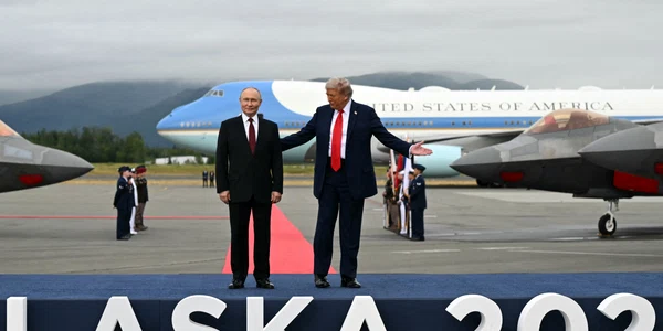 Donald Trump și Putin în Alaska FOTO AFP 