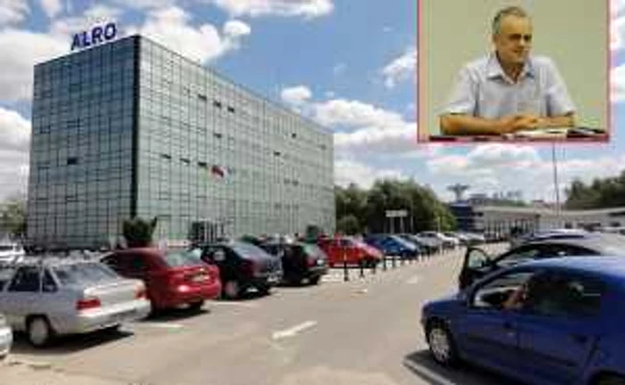 Sediul ALRO SA Slatina (medalion - Constantin Popescu, liderul sindicatului “Aluministul” din cadrul firmei slătinene)