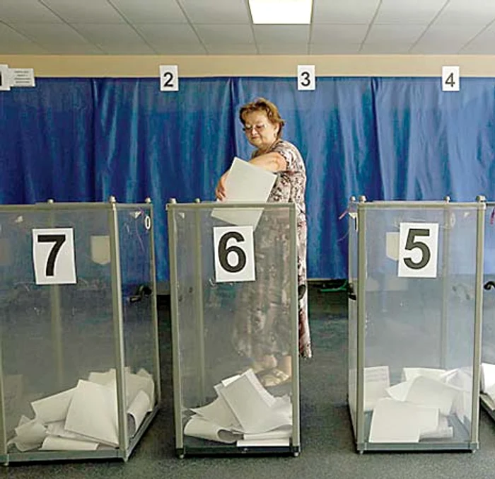 Prezenţa la vot a fost scăzută