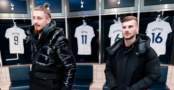 Radu Drăgușin și Timo Werner, ultimii jucători luați de Tottenham. Foto Facebook