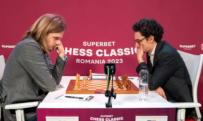 Richard Rapport, în meciul cu Fabiano Caruana