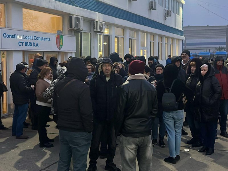 Greva angajaților CT Bus blochează transportul public din Constanța: „Astăzi s-a umplut paharul nemulțumirilor”