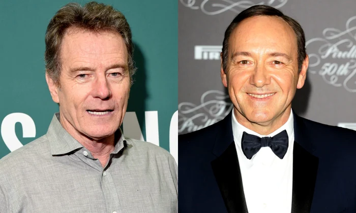 Bryan Cranston şi Kevin Spacey au făcut roluri memorabile în două seriale-fenomen, „Breaking Bad“, respectiv House of Cards FOTO Guliver/Getty Images