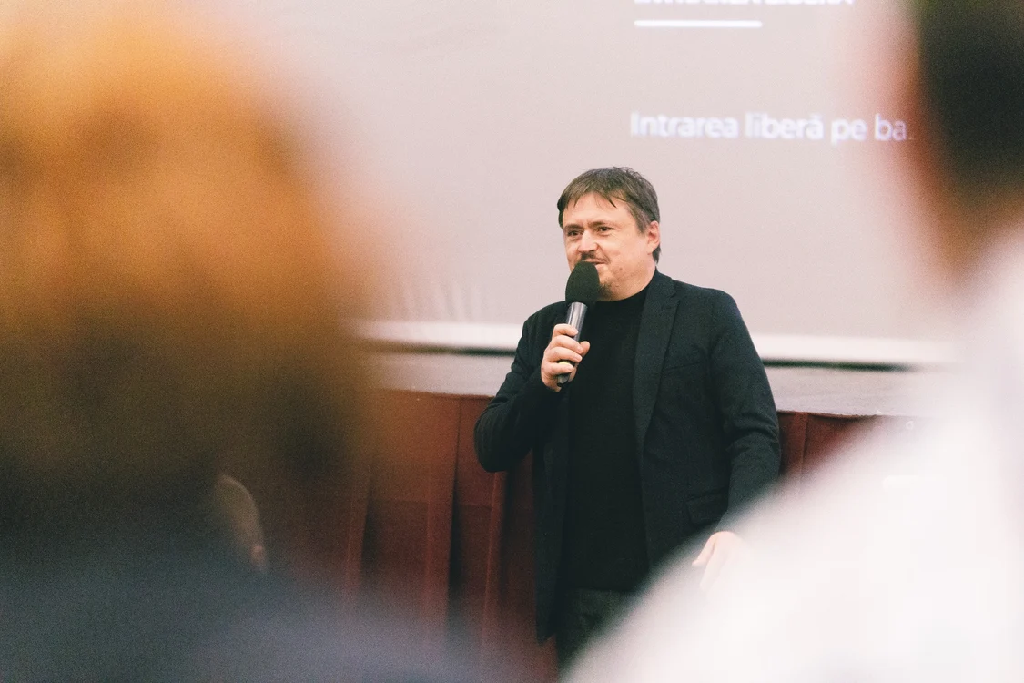 Cristian Mungiu, la Ateneul Național din Iași   Sursa foto: Arhiva SFR