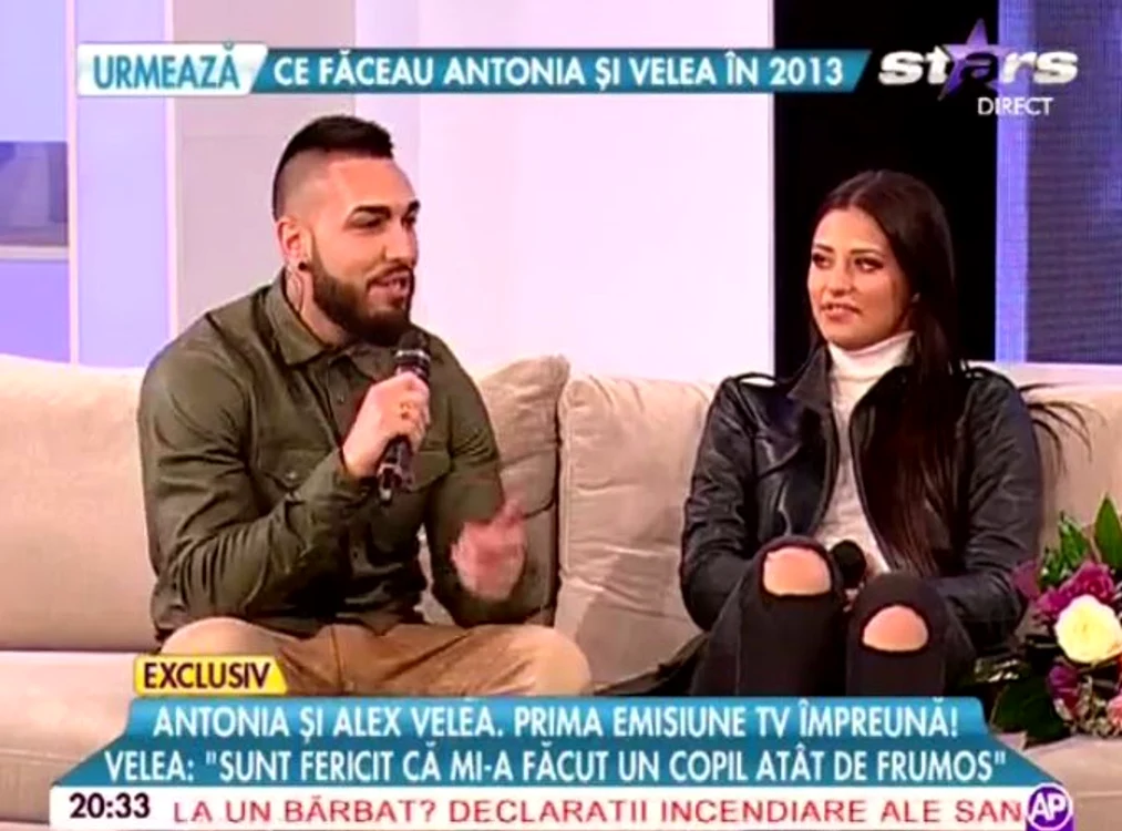 Velea şi Antonia sunt fericiţii părinţi ai unui băieţel pe nume Dominic