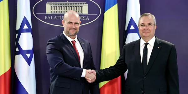 Ciucă, întrevedere cu președintele Parlamentului din Israel FOTO: GOV
