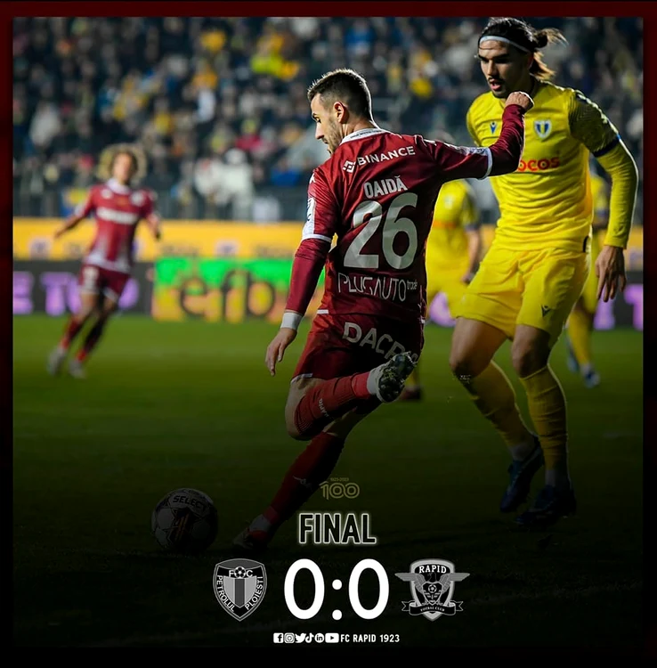 Petrolul - Rapid FOTO: FC Rapid 1923/Facebook (Arhivă)