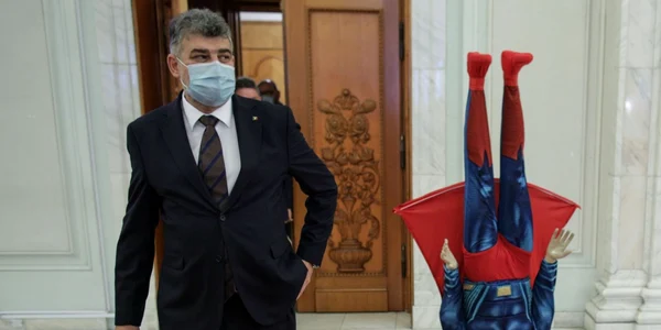marcel ciolacu Parlamentul dezbate moţiunea de cenzură depusă de PSD împotriva Guvernului Cîţu. Foto Inquam Photos / Octav Ganea