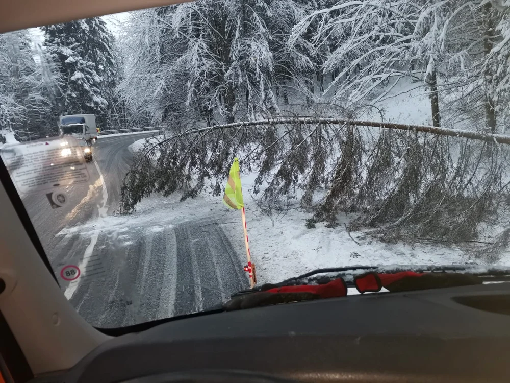 Drumuri blocate în țară FOTO: Direcția Drumuri și Poduri