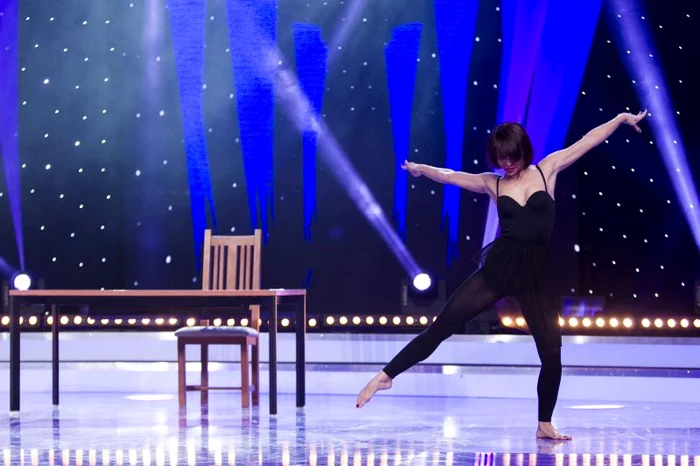 Andreea Popescu a avut o prestaţie foarte apreciată la «România dansează». (Foto: Antena 1)
