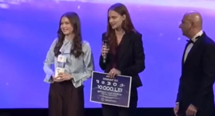 Două studente din Suceava au creat un dispozitiv ce transformă agricultura / foto: captură video