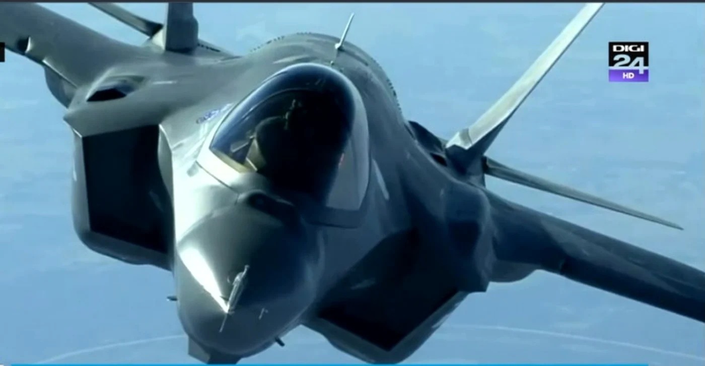 Fiecare avion F 35 costă aproape 80 de milioane de euro. Foto: captură digi24.ro
