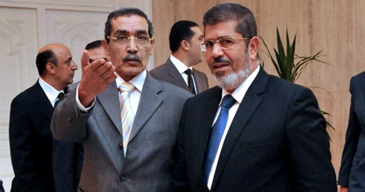 Preşedintele Egiptului, Mohamed Morsi (dreapta) FOTO: Mediafax/AFP