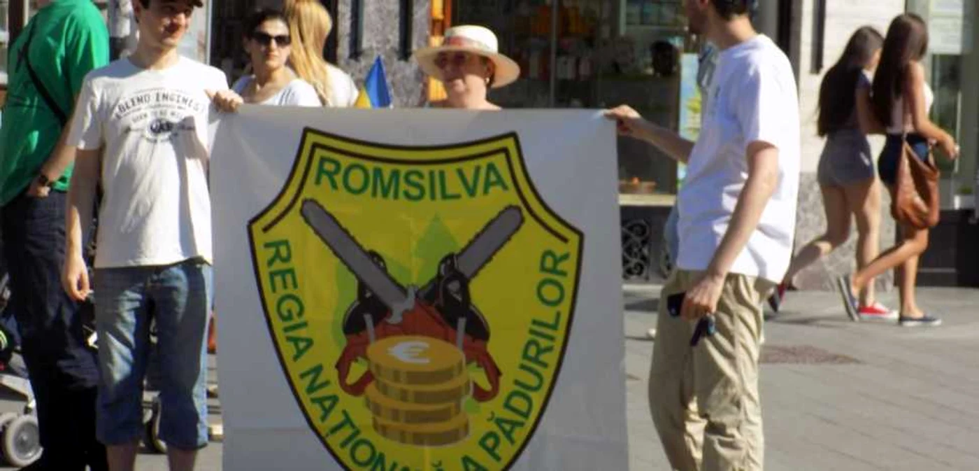 Sibienii au protestat in centrul orasului - Fotografii Ramona Găină