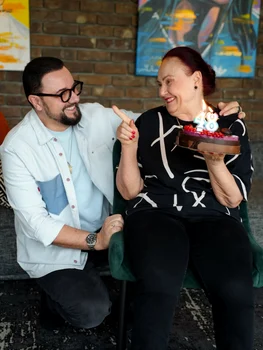 Cătălin Măruță, alături de mama sa / Foto: Instagram