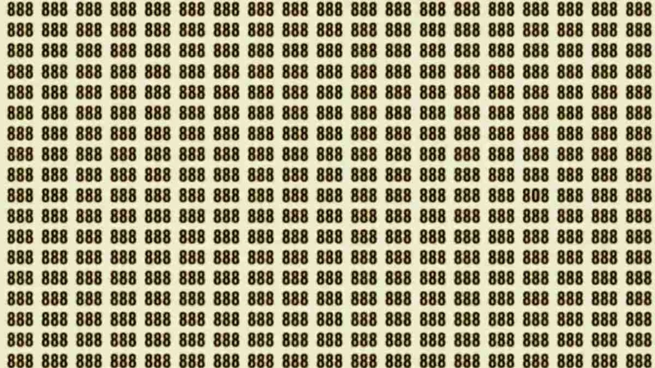 Trebuie să găsim numărul „808” în doar 8 secunde