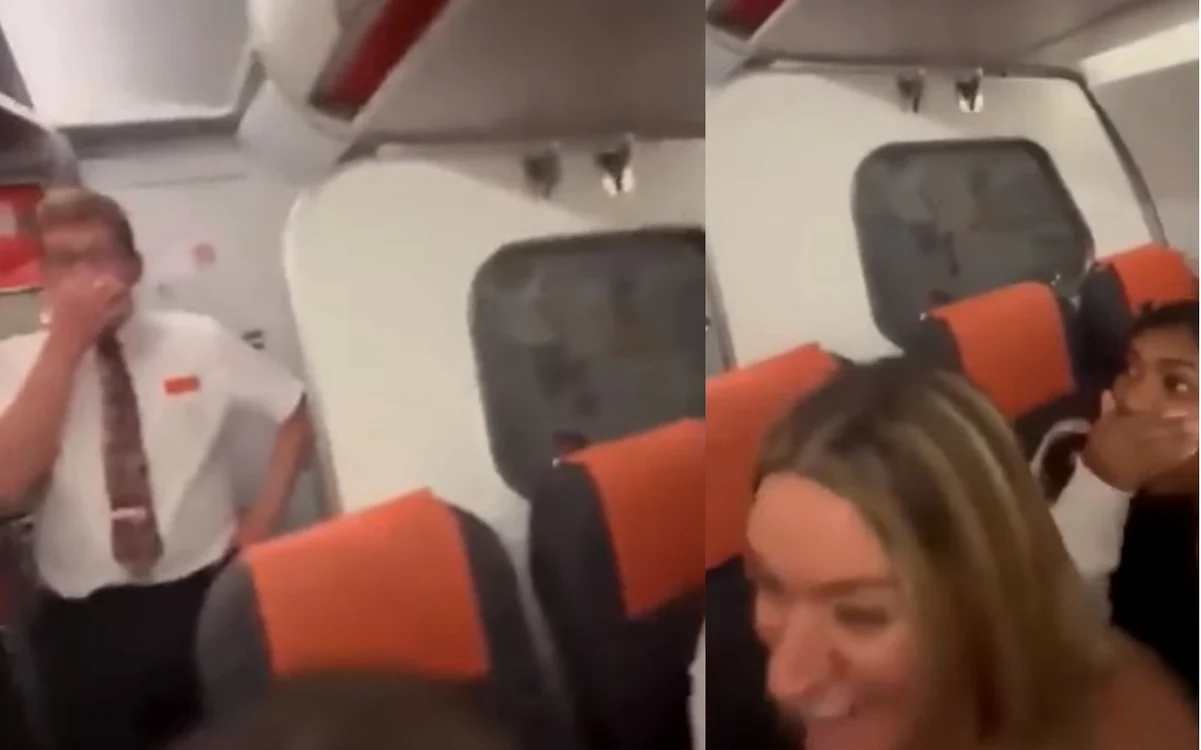 Pasagerii unui zbor au surprins o partidă de sex în avion FOTO Captură Youtube