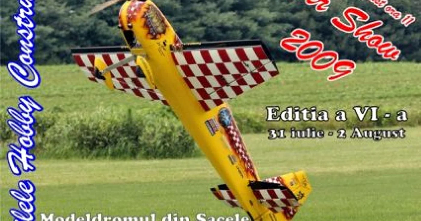 Braşov: Întâlnire a pasionaţilor de aeromodele, la Săcele