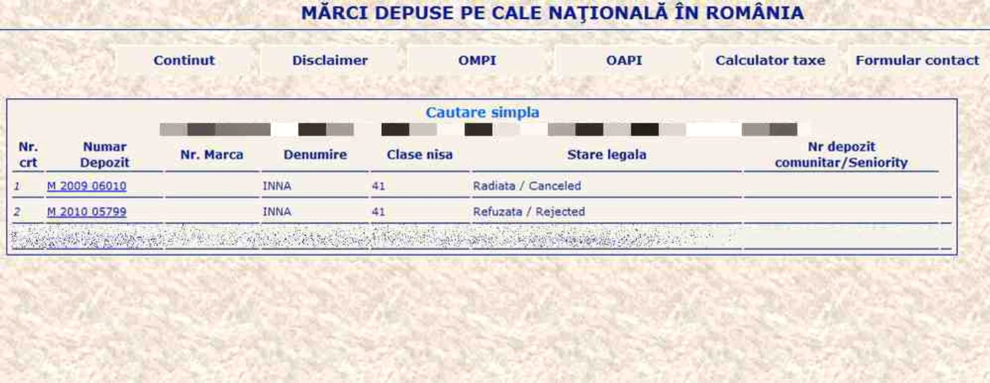Cele două solicitări ale impresarului Lucian Gîtiţă la OSIM s-au încheiat cu eşec