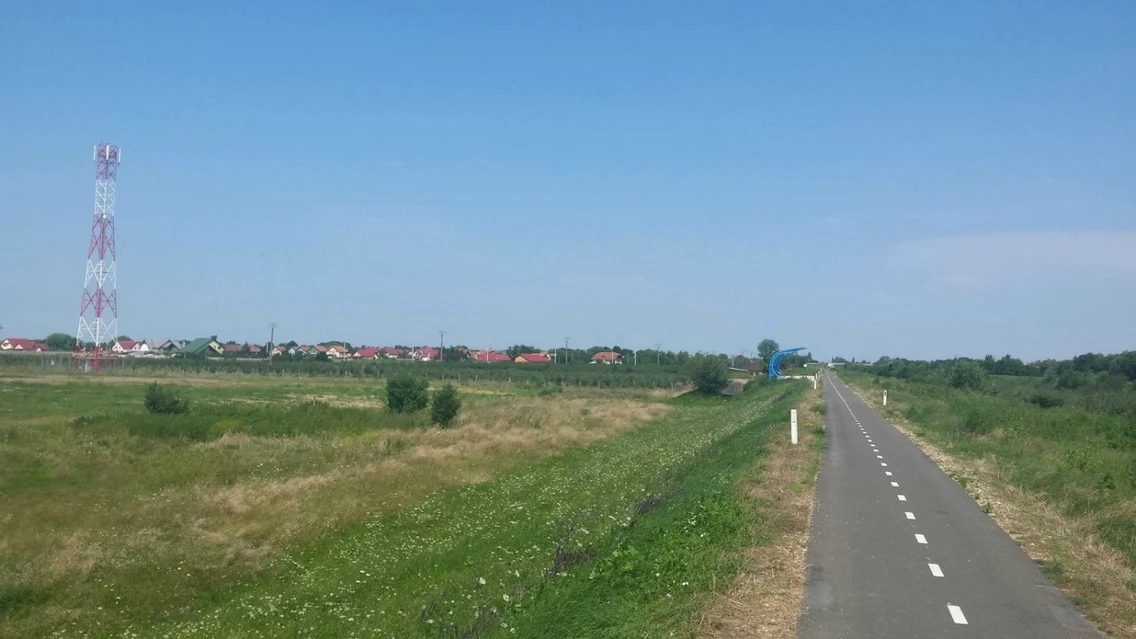 Pista de biciclete de pe digul Begăi FOTO Ştefan Both