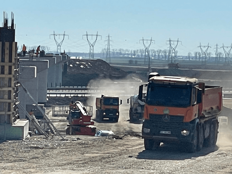 Centura București Nord: stadiul lucrărilor pe șantierul lotului doi