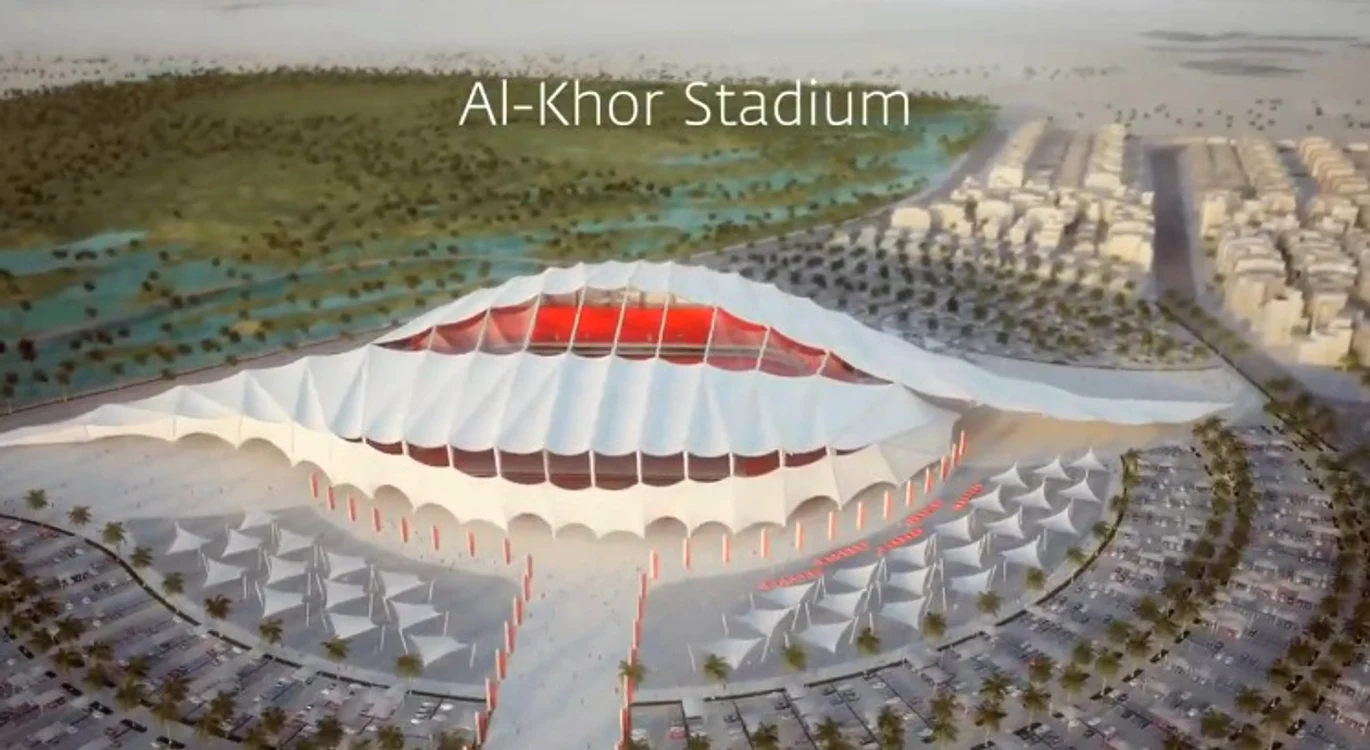 Al-Khor Stadium are o formă de soică şi la el se va ajunge tot doar cu taxiurile maritime