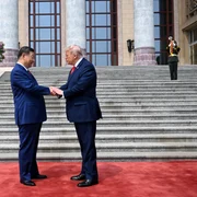 Trump, primit de Xi Jinping la Beijing FOTO AFP