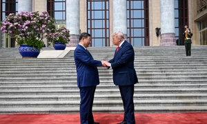 Trump, primit de Xi Jinping la Beijing FOTO AFP