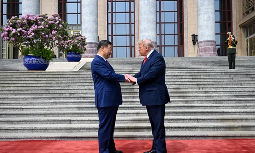 Trump, primit de Xi Jinping la Beijing FOTO AFP
