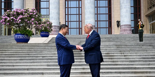 Trump, primit de Xi Jinping la Beijing FOTO AFP
