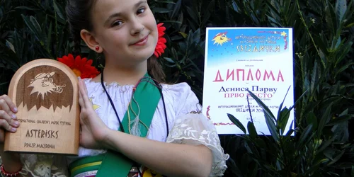 Denisa a reprezentat România la concursul Asterix din Macedonia.