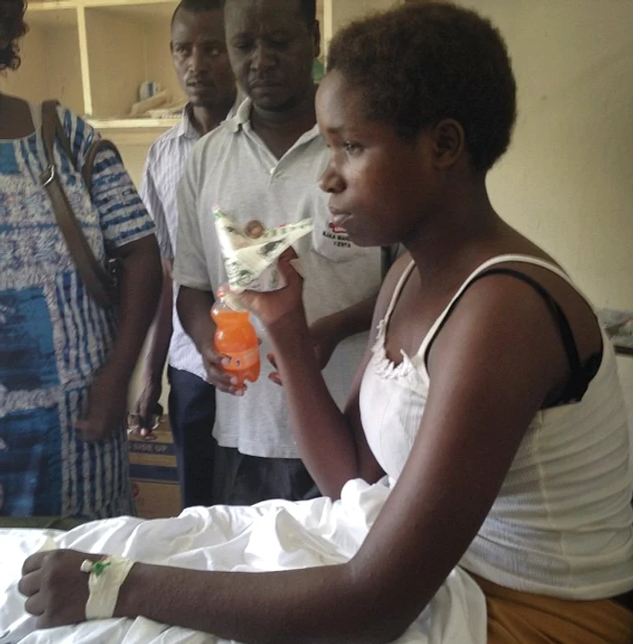 
    De sete, Cynthia Charotich, în vârstă de 19 ani, a băut o loțiune de corpfoto: AP  