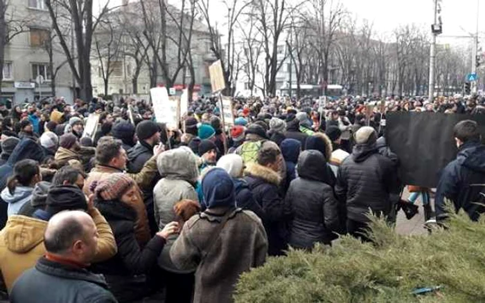 Timişorenii se întâlnesc astăzi în faţa Palatului Administrativ FOTO Ştefan Both