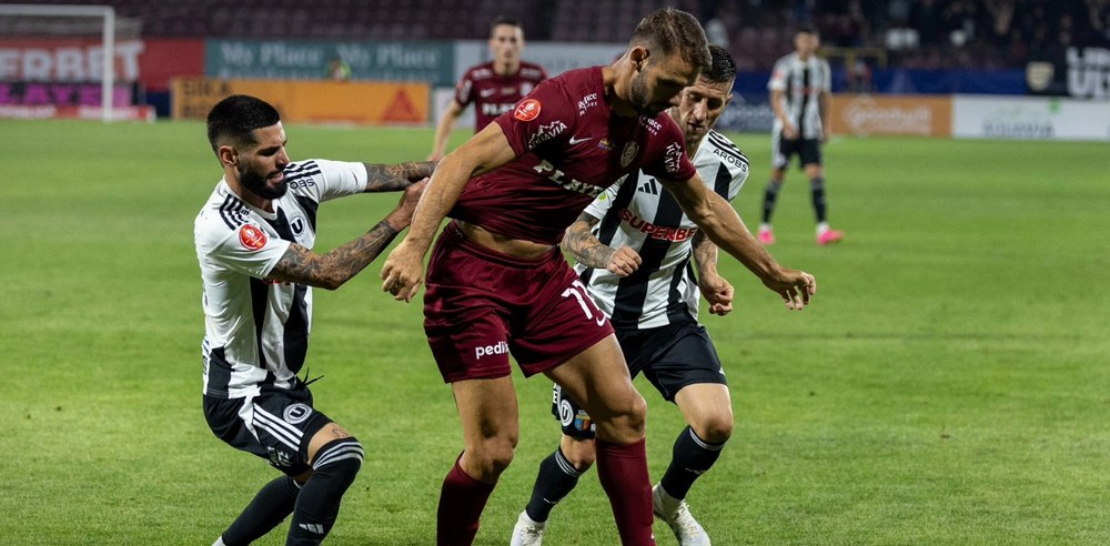 Surpriză mare în derby-ul CFR Cluj - U Cluj. Neluțu Sabău, lecție pentru Dan Petrescu
