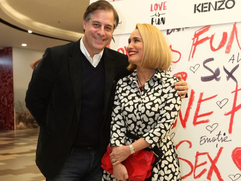 Andreea Esca şi Alexandre Eram s-au căsătorit în anul 2000foto: Sever Gheorghe