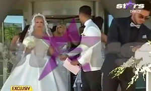 Adam Adam a ieşit prima pe uşă, urmată de proaspătul ei soţ, Sorin Andrei  jpeg