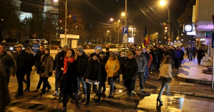 Cei mai mulţi protestatari au ieşit în stradă în 4-5 februarie - foto: A.C