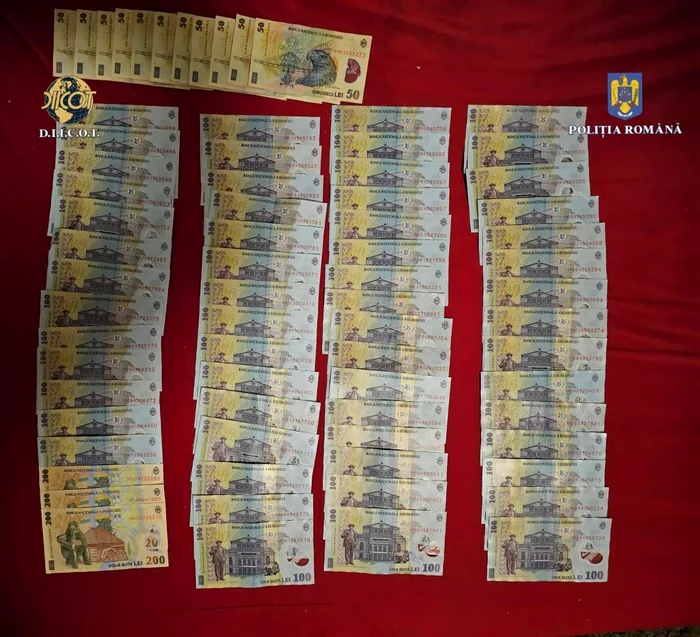 Bani din droguri SURSA IPJ Olt