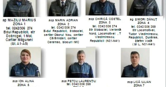 Poliţiştii de proximitate din Călăraşi FOTO:IPJ Călărşai