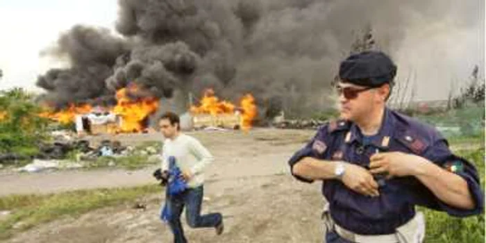 Tabăra Ponticelli, unde locuia tânăra, a fost incendiată în 2008
